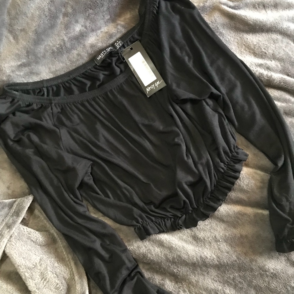 Nasty Gal off the shoulder top